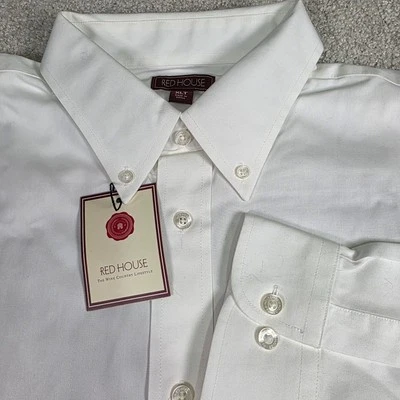 Red House Button Down Shirt Mens Size XLT White Non Iron Button Down NWT - Image 1 of 4