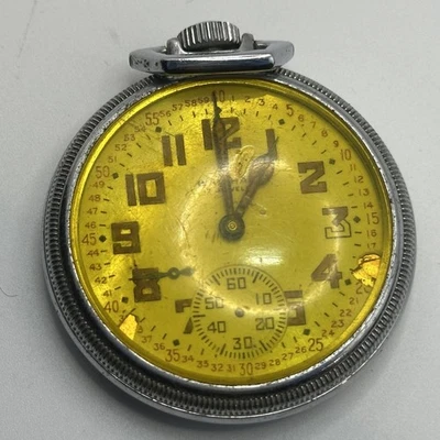 Reloj Bolsillo Militar Waltham Vintage Segunda Guerra Mundial Para Piezas Foto 1 de 4