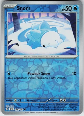 Pokemon Snom 045/162 SV05: Temporal Forces NM Reverse Holo card - Image 1 of 2