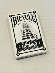 2012 Bicycle Double 9 Nine Domino Card Game Bridge Size MADE IN USA - Picture 1 of 20