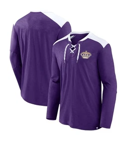 Men's Fanatics Purple Los Angeles Kings Special Edition 2.0 Long Sleeve Lace-Up - Picture 1 of 4