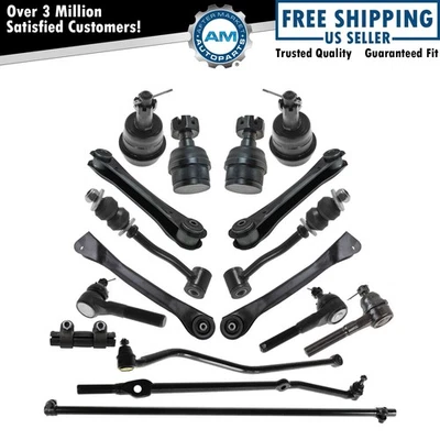 Front Steering & Suspension Kit Fits 1991-2001 Jeep Cherokee 1991-1992 Comanche - Image 1 of 4