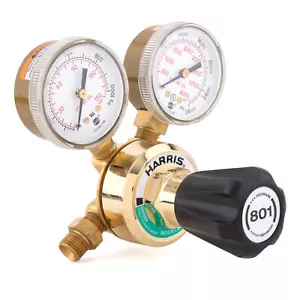 Harris 801-145-540 Oxygen Single-Stage Pressure Regulator 3002194 - Picture 1 of 5