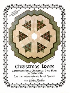 Christmas Trees Tablecloth or Tree Skirt Pattern, Rubisco Studios - Picture 1 of 2