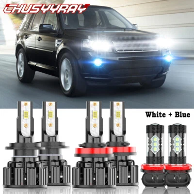 Faro LED + luz antiniebla para Land Rover LR2 LR4 2010 2011 2012 2013 2014 2015 Foto 1 de 4