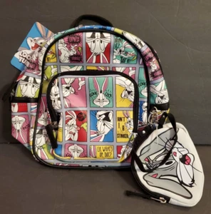 Looney Tunes All Over Print Mini Backpack 2-Piece Set - Picture 1 of 9