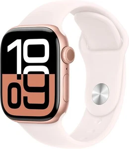Apple Watch Series 10 ✨46MM GPS + aluminiowa obudowa Wi-Fi różowe złoto - doskonała - Zdjęcie 1 z 2