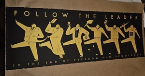 Cleon Peterson "Follow The Leader" BLK/GLD Trump S/N Siebdruck Poster x/75 - Bild 1 von 6