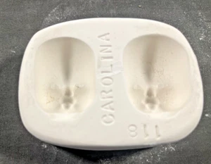 Vintage Slip Cast Mold Open Pour Carolina 118 Face Head - Picture 1 of 1