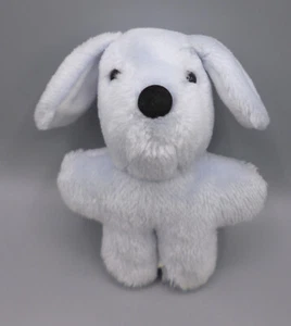Vinatge Marks & Spencer St Michael Small Blue Puppy Dog Soft Plush Toy 3058/7021 - Picture 1 of 4