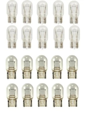 20x 7443 + 7440 Bulbs Tail Brake Backup Reverse Bright Light T20 Lamps Lights  - Image 1 of 4
