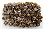 15Mm 20Mm Golden Brown Animal Swirl 4 Hole Polished Buttons Button Q347a Q347bx