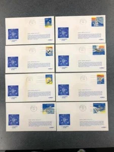 8 Exploring Moon, Understanding Sun, Universe, Mankind First Day Covers Houston - Picture 1 of 1