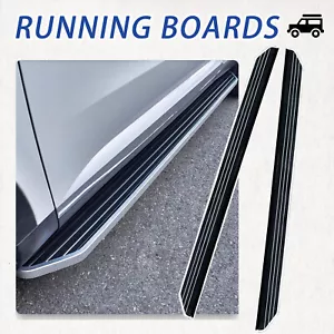 2PCS Alu Running Board fits for 2024 ENCORE GX Side Step Nerf Bar black - Picture 1 of 9