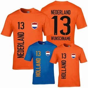 FanShirt NIEDERLANDE Trikot Herren Druck Nummer Name Jersey WM FanShirts4u - Bild 1 von 17