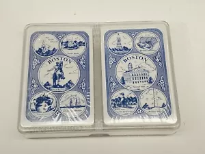 Boston Massachusetts Famous Monuments Playing Cards Food Paul Revere Lobsters - Picture 1 of 2