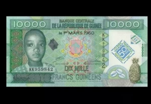 2010 FRENCH GUINEA 10000 FRANCS 'COMMEMORATIVE' @ GEM UNC {P-45} - Picture 1 of 2