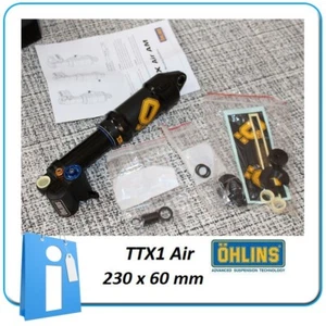 Amortiguador ÖHLINS TTX1 AIR 230 x 60 mm 230x60 ohlins 230x 57.5 / 62.5 / 65 - Imagen 1 de 15