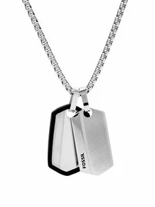 Collar Hombre Fossil JF03996040 Acero Inoxidable Plata 66cm - Imagen 1 de 1