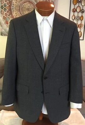 Impresionante Blazer Chester Barrie Gris 2 Btn Talla 40 41 42 L ¡COMO NUEVO! Foto 1 de 4