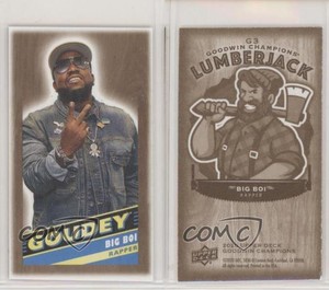 2020 Upper Deck Goodwin Champions Goudey Mini Wood Lumberjack Big Boi #G3