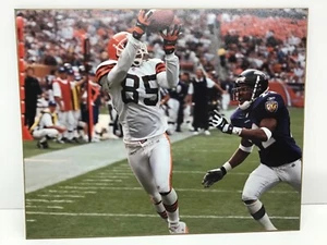 KEVIN JOHNSON & JIMMY SMITH 8X10 PHOTO CLEVELAND BROWNS/ BALTIMORE RAVEN NFL - Picture 1 of 4