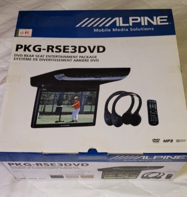 Alpine pkg-rse3dvd Car Movie Player Never Been Used Everything Inside  - Image 1 of 4