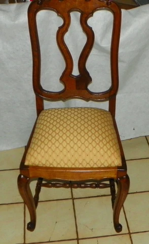 Quartersawn Oak Carved Desk Chair / Dinette Chair  (SC237) Cover