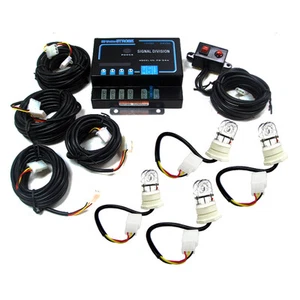 Kit de luz estroboscópica 80W 4 bombillas esconderse 12 voltios emergencia EMS SUV bombillas blancas - Imagen 1 de 1