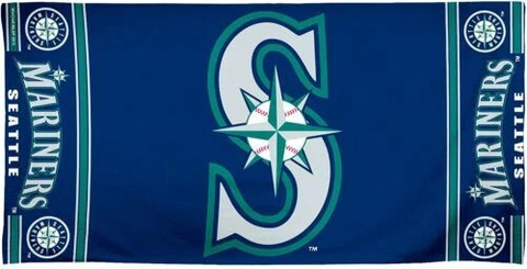 MLB Seattle Mariners McArthur 30" X 60 " Pool Beach Dorm Towel NEW! Cover