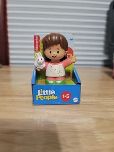Little People Fisher Price Mädchen mit Hase Brandneu Kostenloser Versand - Bild 1 von 4