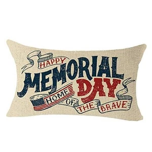 Happy Independence Day Happy Memorial Day Home of The Brave America Flag J - Picture 1 of 3