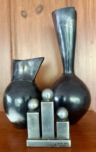 Vintage Mid Century Modern MCM Abstract Aluminum Brutalist Sculpture 1950’s - Picture 1 of 13