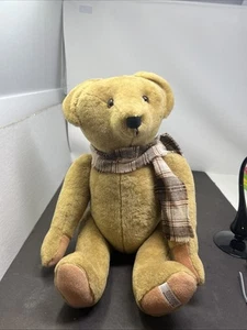 18” VTG CARROUSEL TERRY & DORIS MICHAUD JOINTED MOHAIR TEDDY BEAR - Picture 1 of 2