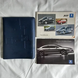 PEUGEOT 307 OWNERS MANUAL RADIO NAV HANDBOOK WALLET PACK 2005-2008 HATCH ESTATE - Picture 1 of 3