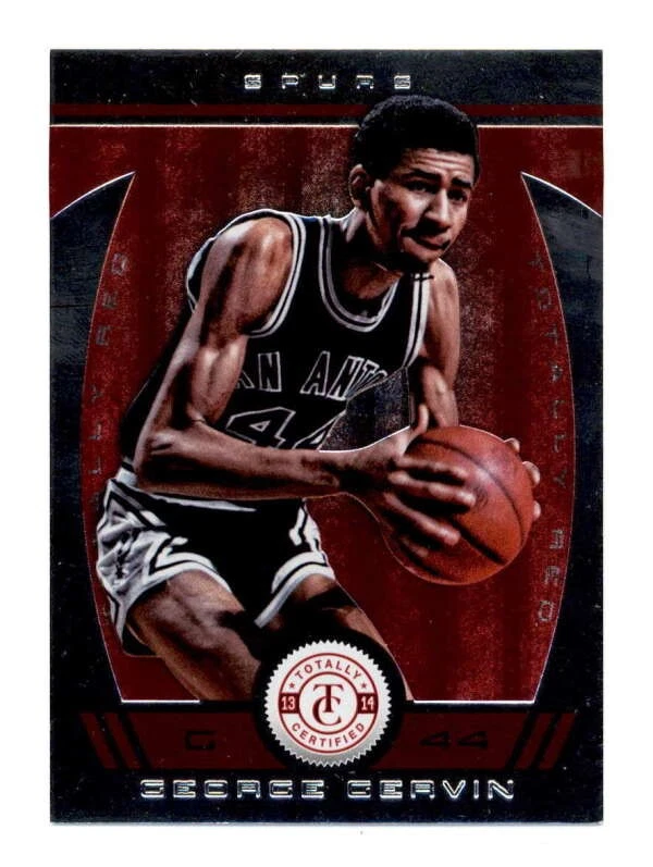 GEORGE GERVIN 2013-14 TOTALLY CERTIFIED #277 RED PARALLEL #07/99 BF8651 - Image 1 of 1