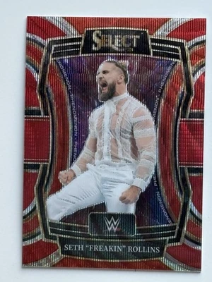 2024 Panini Select WWE Seth Freakin Rollins  129/149 Red Wave Phenomenon #14 - Image 1 of 3