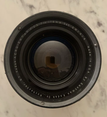 Kodak Aero-Ektar 178mm f/2.5 EM1414 WWII Lens w/ Military Cone BF122.55 N29697 - Image 1 of 4
