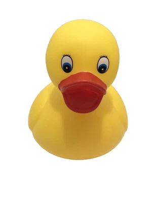 Juguete de baño amarillo grande vintage SCHYLLING Jumbo Rubber Duck 11 pulgadas coleccionable Foto 1 de 4