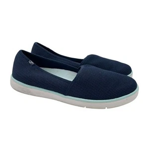 Dr. Scholl's Weaver Memory Foam Cool Fit blaue Strick-Slipper Damengröße 9 - Bild 1 von 10