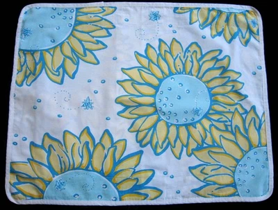 Vintage Lilly Pulitzer Boudoir Pillow Sham Pillowcase Sunflowers & Bees - Image 1 of 4