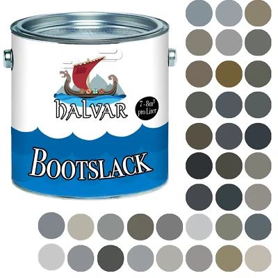 Halvar PU Bootslack Matt Grau RAL 7000 - 7047 Yachtlack GFK & Kunststoff - Bild 1 von 4