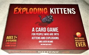 EXPLODING KITTENS - A Card Game - Complete - Very Good Condition - Picture 1 of 3