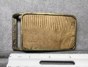 Handgefertigte VINTAGE ** SCHLANGENHAUT ** KUNST & MODE GÜRTELSCHNALLE - (6-C-10) - Bild 1 von 4