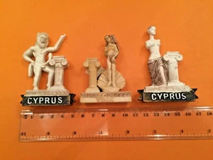 CYPRUS - THE GODS OF LOVE☑️EROTIC☑️APHRODITE SEXY Resin Magnet Set OF 3☑️LOT 90 - Picture 1 of 2