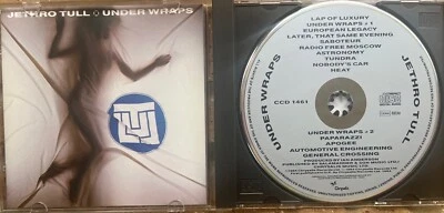Jethro Tull Under Wraps CD Excellent Rare 1984 West Germany First Issue - Image 1 of 4
