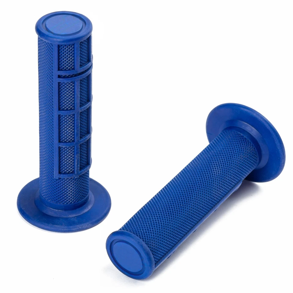 A-PRO SRL Embouts Guidon Poignée MotoCross Moto Caoutchouc Scooter Universel A-Pro Bleu