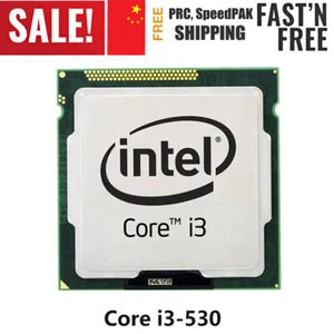 Intel Core i3-530 CPU Dual Core 2.93 GHz 4 Threads Socket LGA 1156 CPU Processor - Picture 1 of 10