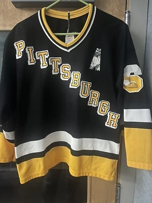 PITTSBURGH PENGUINS CCM/MASKA JAROMIR JAGR #68 球衣 - 成人(男子)小号 — 第 1/2 张图片
