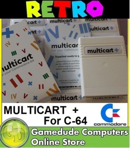 C64 MULTICART+ 4 Megabit Cartridge for Commodore 64 (C64) (C64C) (SX64) -[F03] - Picture 1 of 2